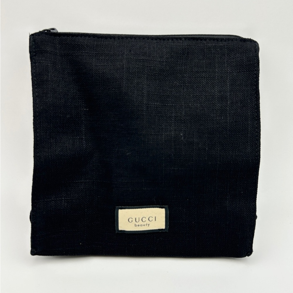 Gucci Organic Cotton Cosmetic Pouch from Gucci Beauty, New, About 7"X7"